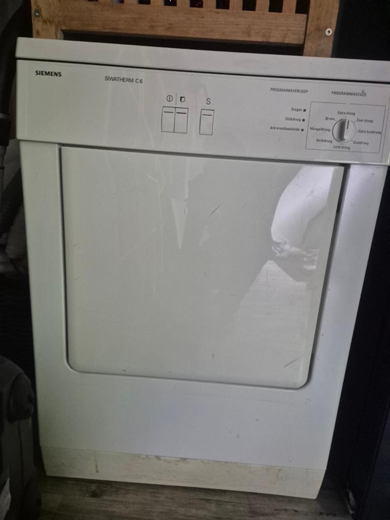 Nette wasdroger Siemens Siwatherm C6, Witgoed en Apparatuur, Ophalen, 6 tot 8 kg, Anti-kreukfase, 85 tot 90 cm