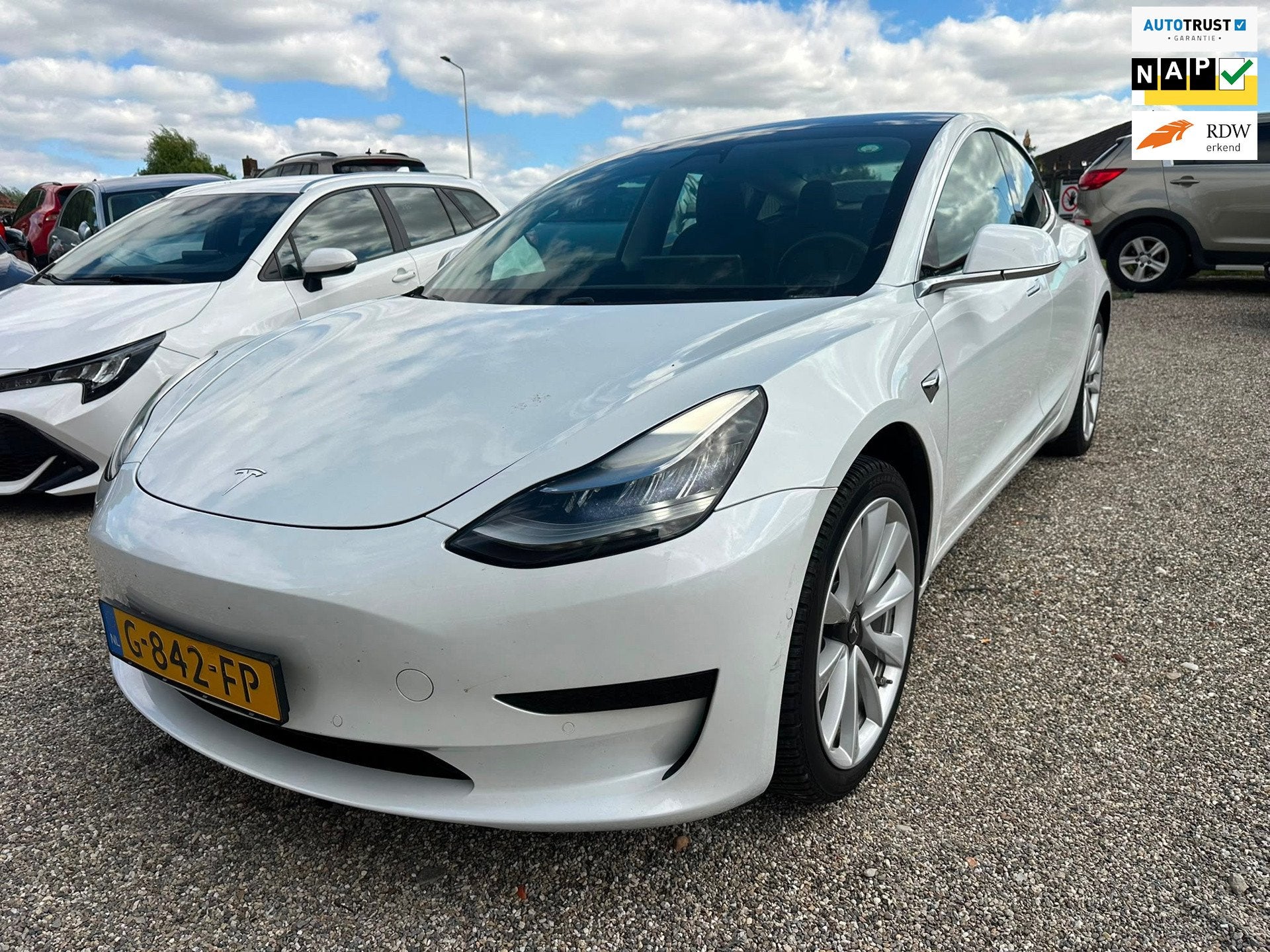 Tesla Model 3 Standard RWD Plus 60 kWh 1e Eig Dealer Jaar Ga, Automaat, 238 pk, Gebruikt, Zwart