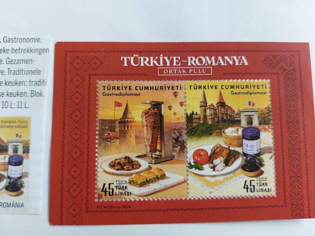 Turkse  gastronomie  traditioneel, Verzenden, Postfris, Overige thema's