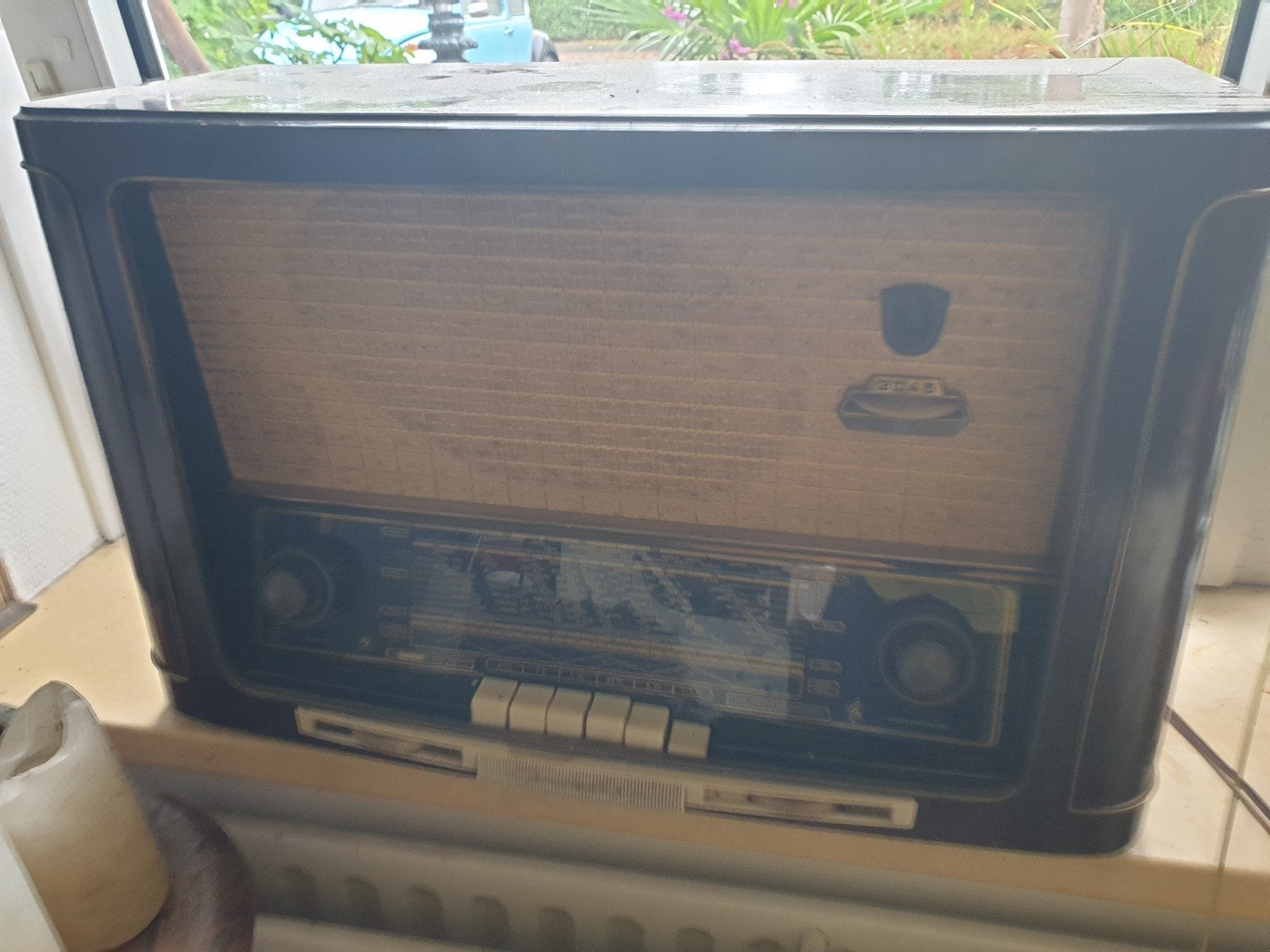 3045 buizen radio grundig, Ophalen of Verzenden, Houthaard