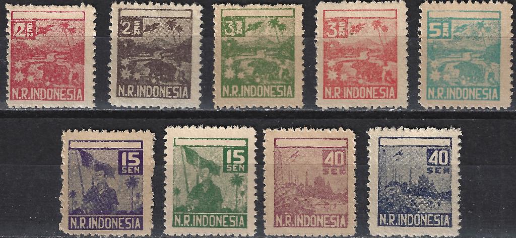 Indie Indonesie Sumatra 26 - 34 PF ; MEER JAPANSE BEZETTING, Ophalen of Verzenden, Postfris, Nederlands-Indië