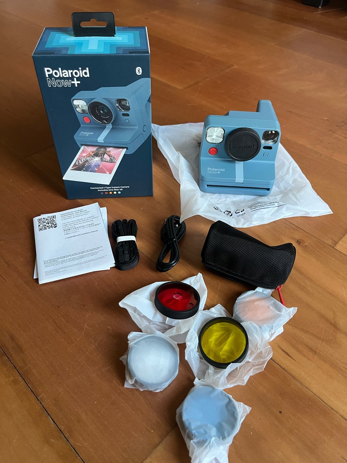 Polaroid Now+ Instant Camera met Lensfilter Kit, Ophalen of Verzenden, Zo goed als nieuw, Polaroid, Polaroid