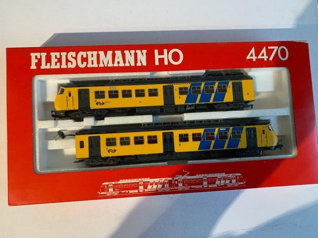 Fleischmann 4470 H0 Tweedelige SGM 'Sprinter' van de NS, Treinset, Gelijkstroom, Fleischmann, Ophalen of Verzenden
