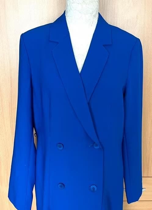 WE lang kobaltblauw jasje maat 42[dm], Blauw, Maat 42/44 (L), Nieuw, Ophalen of Verzenden