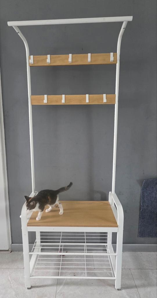 Kapstok met bank -Schoenenrek, Huis en Inrichting, Woonaccessoires | Kapstokken, Wandkapstok, Overige materialen, Ophalen of Verzenden