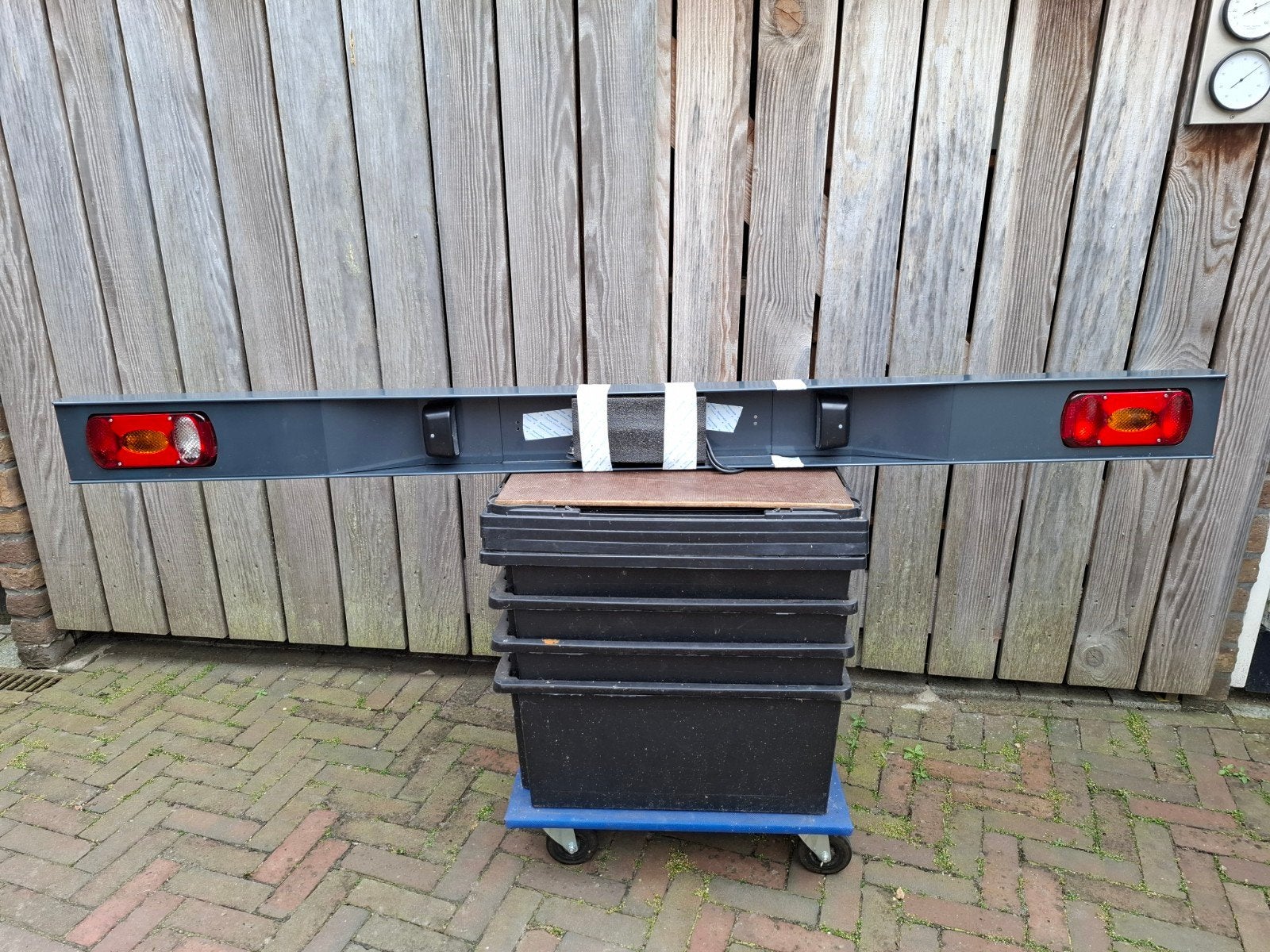 te koop lichtbalk, Ophalen