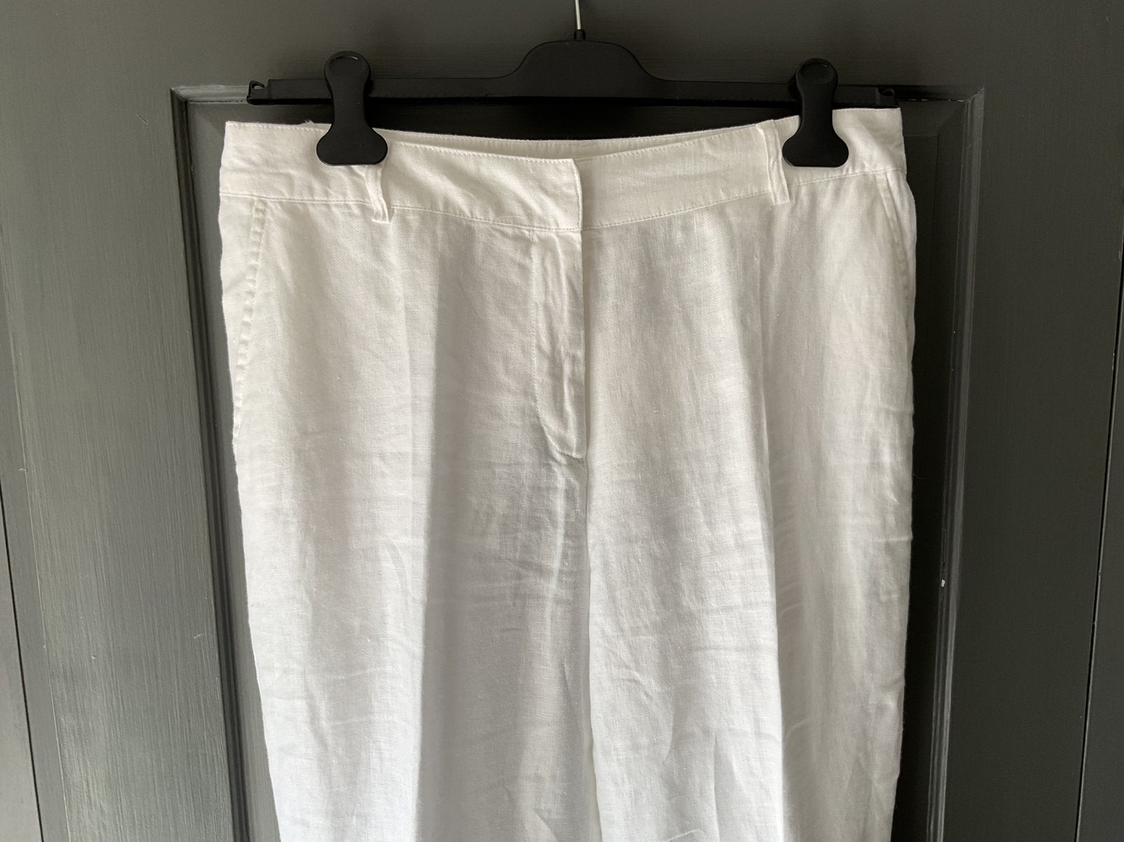 Msch Copenhagen mooie witte linnen broek mt 42 nieuw!, Kleding | Dames, Broeken en Pantalons, Wit, Maat 42/44 (L), Nieuw, Ophalen of Verzenden