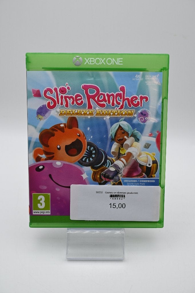 Slime Rancher Deluxe Edition Xbox One, Gebruikt, 1 speler, Onbekend, Ophalen of Verzenden