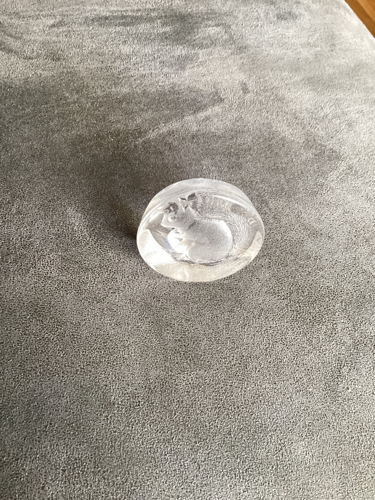 Mats Jonasson Glazen Eekhoorn Sculptuur - Gesigneerd Kunstwe, Glas, Minder dan 20 cm, Ophalen of Verzenden, Zoogdier