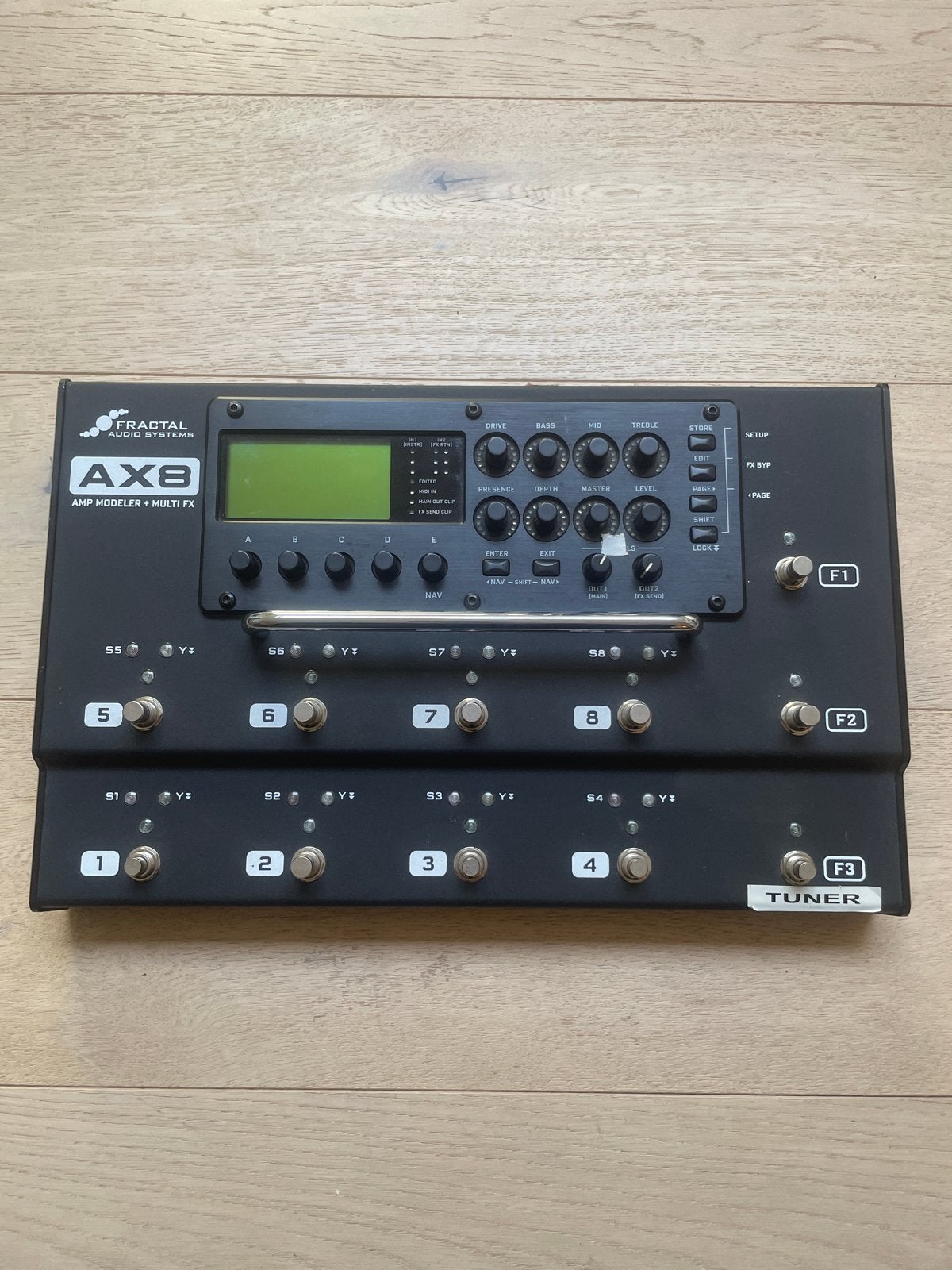 Fractal Audio Systems AX8 Amp Modeler + Multi FX, Muziek en Instrumenten, Ophalen, Zo goed als nieuw, Multi-effect
