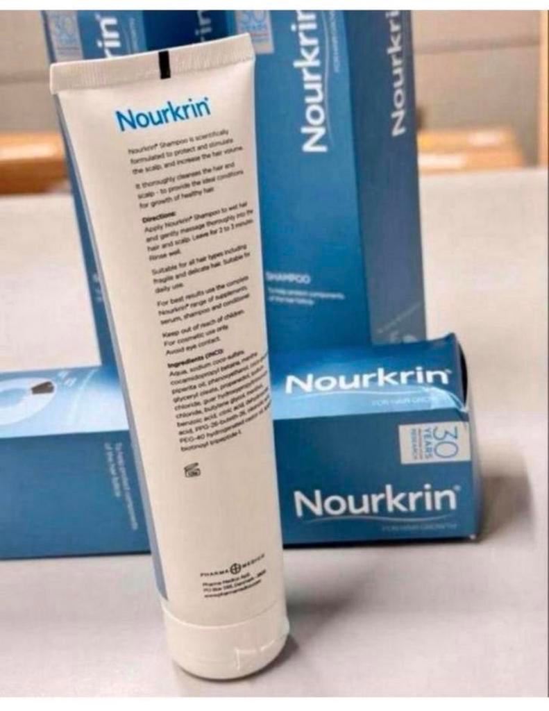3X Nourkrin Shampoo 150ml Haaruitval Behandeling haar uitval, Nieuw, Ophalen of Verzenden, H, H