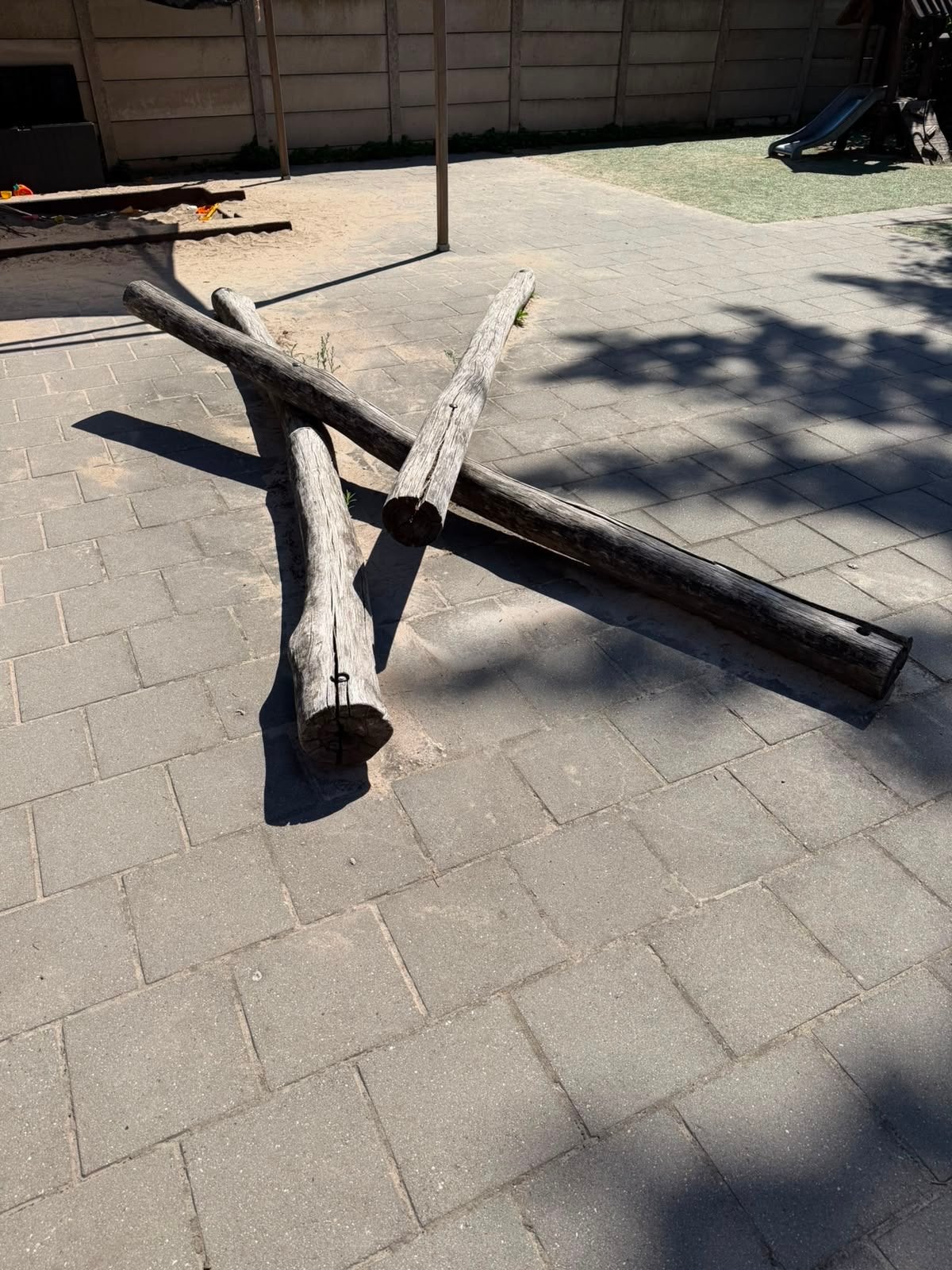 Houten speelpalen voor speeltuin of tuin, Minder dan 3 m³, Ophalen