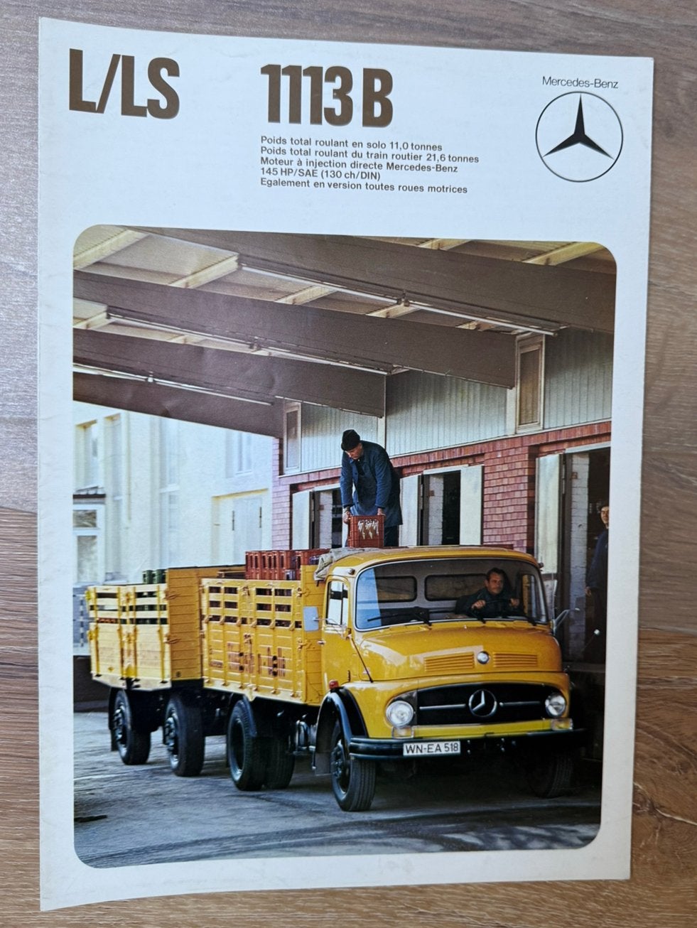 Mercedes-Benz L/LS 1113B (Franstalig), Ophalen of Verzenden, Gelezen, Mercedes