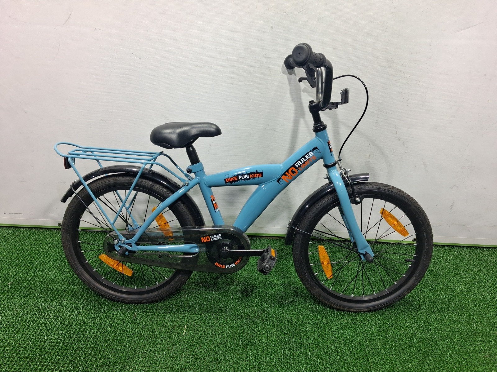 Bikefun no rules limits jongens fiets 18 inch, Ophalen, Zo goed als nieuw, 18 inch