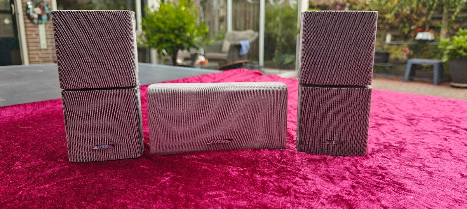 Bose set Jewel luidsprekers 3 zilvergrijs, Ophalen of Verzenden, Zo goed als nieuw, Bose