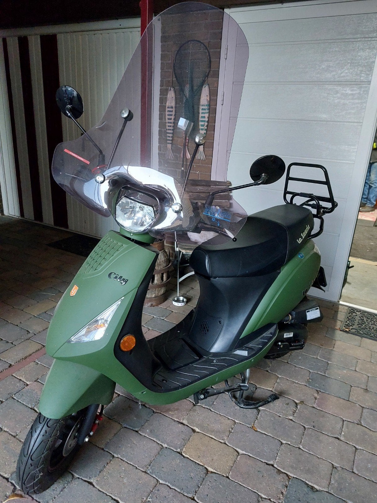 La Souris Scooter - Mat Groen, 45km/u, Slechts 88km!, Ophalen, Zo goed als nieuw, Overige merken