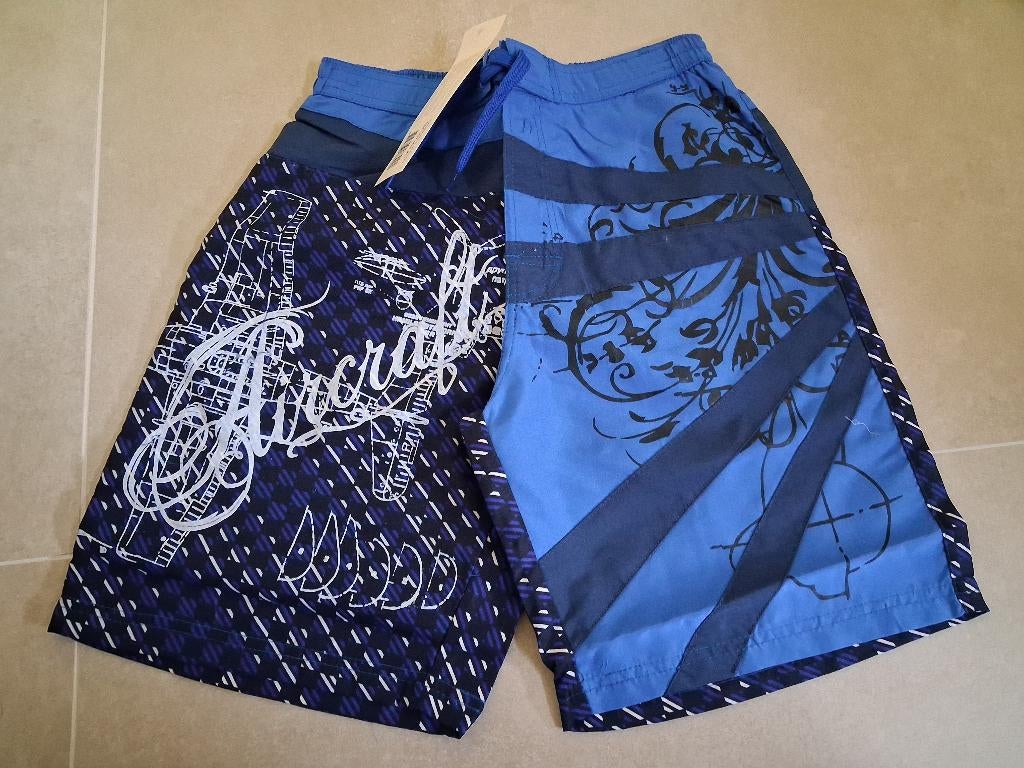 Nieuw! blauw zwarte zwembroek Lentiggini maat 140, Lentiggini, Ophalen of Verzenden, Jongen, Nieuw