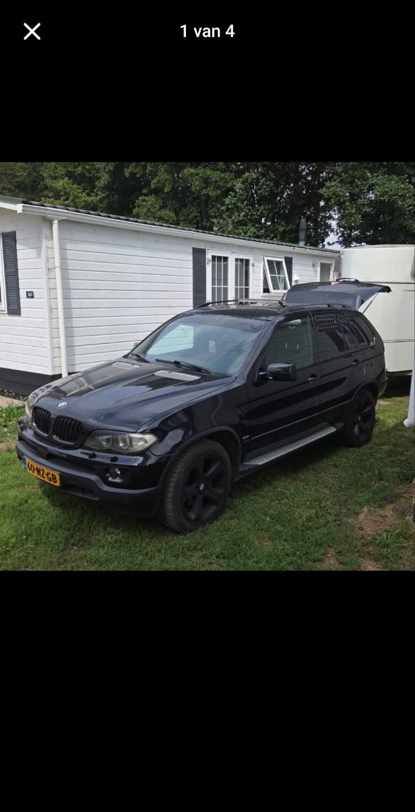 BMW X5 4.4 I AUT 2004 Zwart, Automaat, 2095 kg, Zwart, Vierwielaandrijving