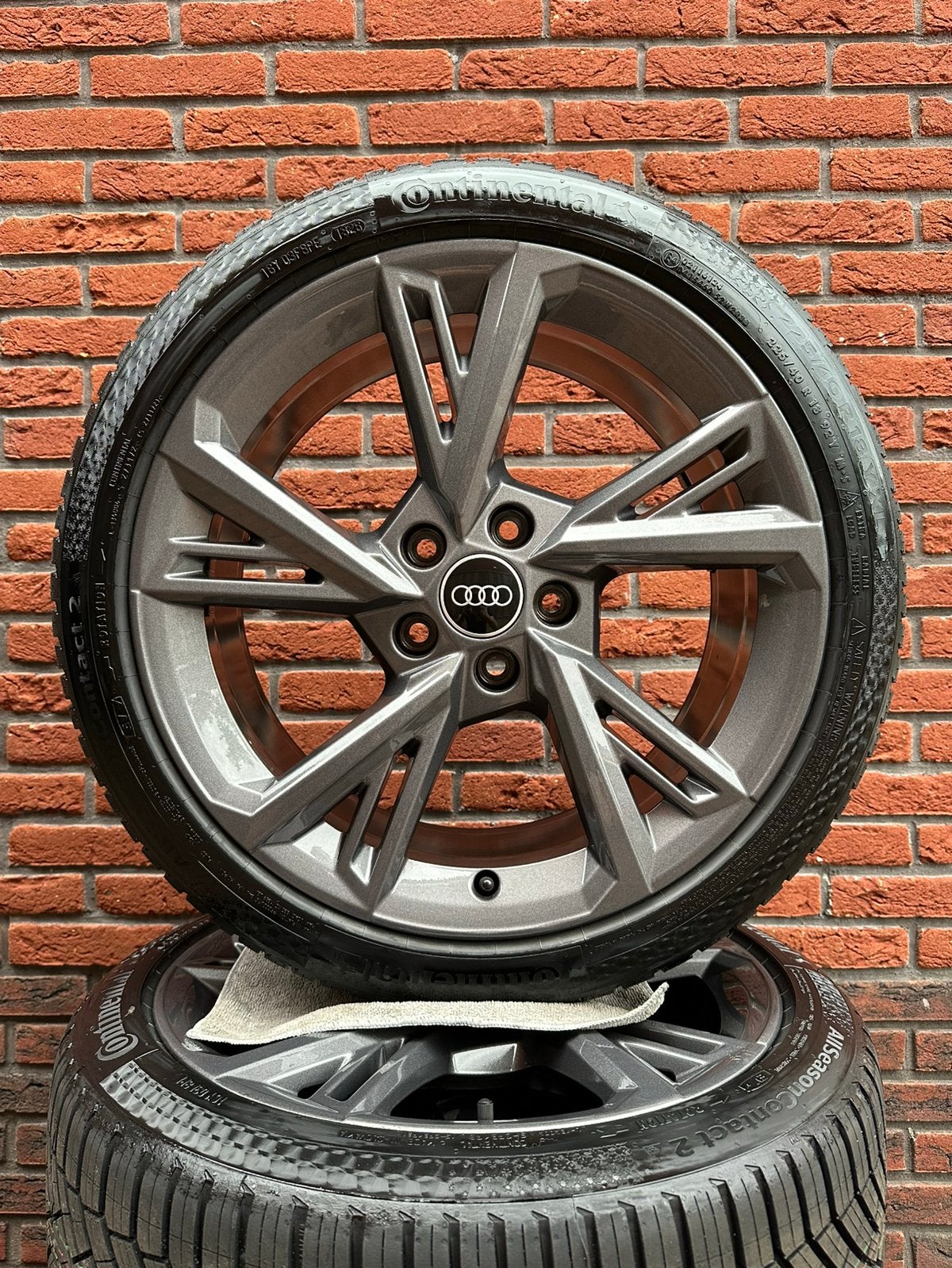 Originele Audi A3 S3 RS3 velgen 18 inch, schadevrij 7/8.5mm, 18 inch, Banden en Velgen, Ophalen of Verzenden, All Season