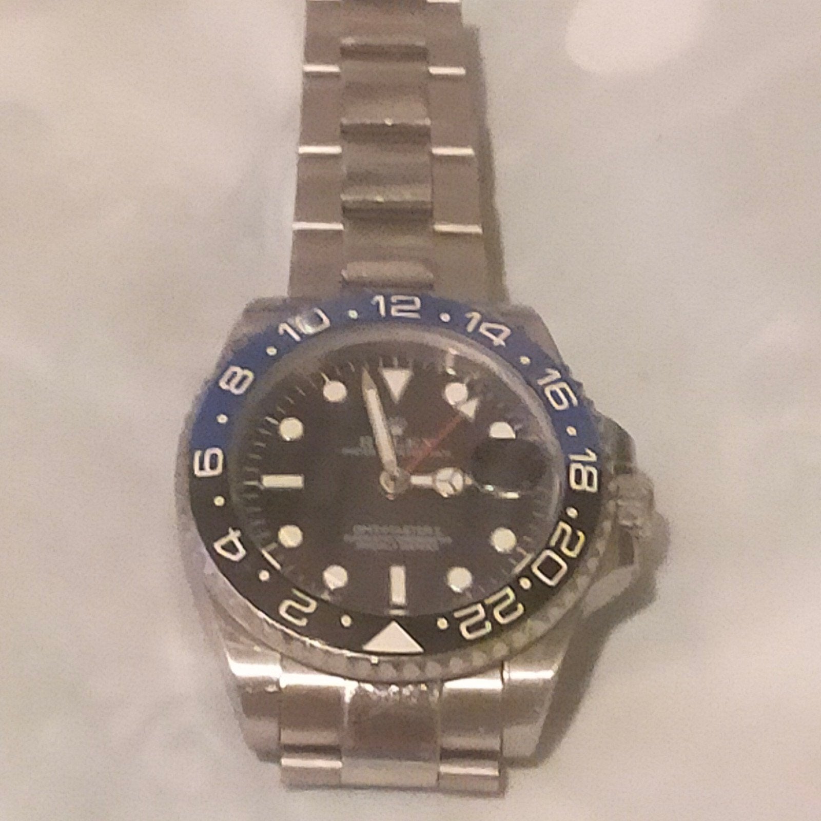Rolex GMT master II Batman, Ophalen, Staal, Polshorloge, Rolex