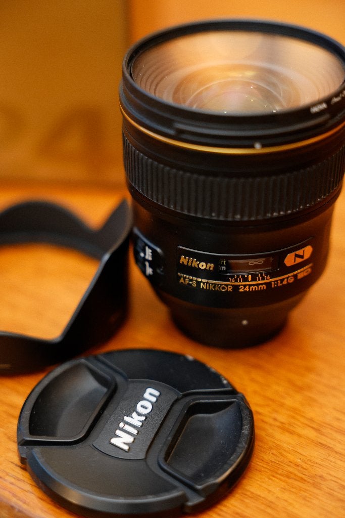 Nikon AF-S 24/1.4G ED, Nikon, Zo goed als nieuw, Autofocus, Nikon F-mount