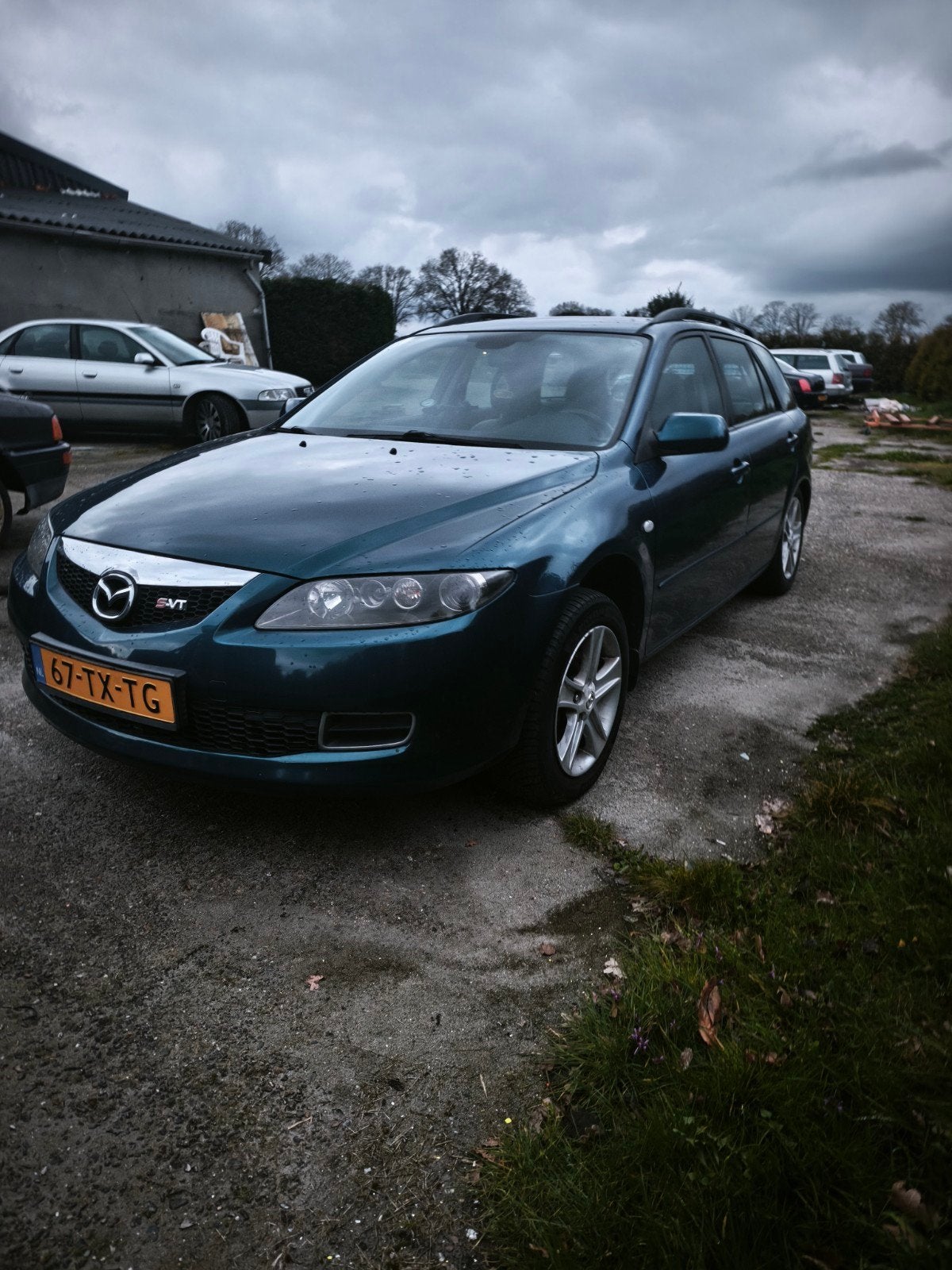 Mazda 6 2.0 Sportbreak 2007 SVT (Lees beschrijving), Auto's, Mazda, 1345 kg, Zwart, 4 cilinders, Blauw