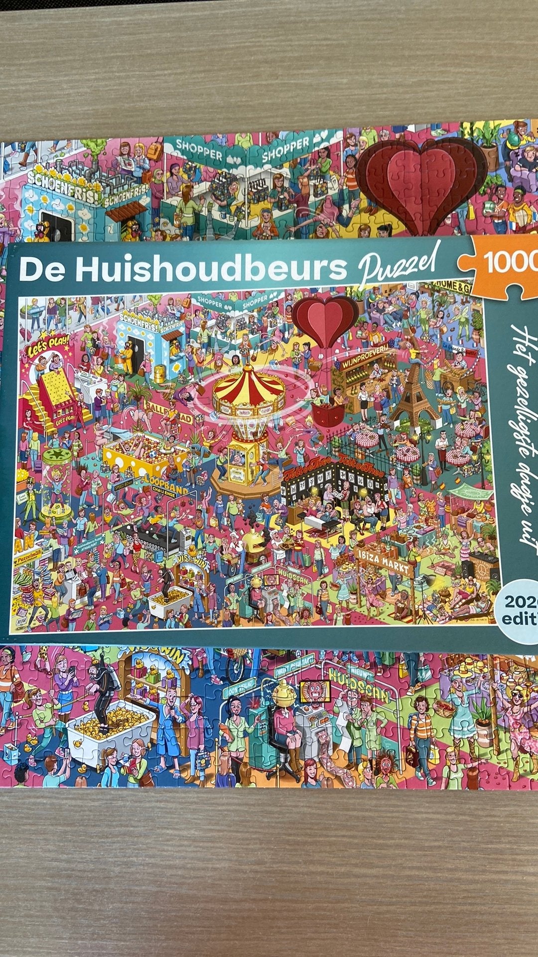 LEGPUZZEL DE HUISHOUDBEURS 1000 stukjes, Ophalen, 500 t/m 1500 stukjes, Zo goed als nieuw