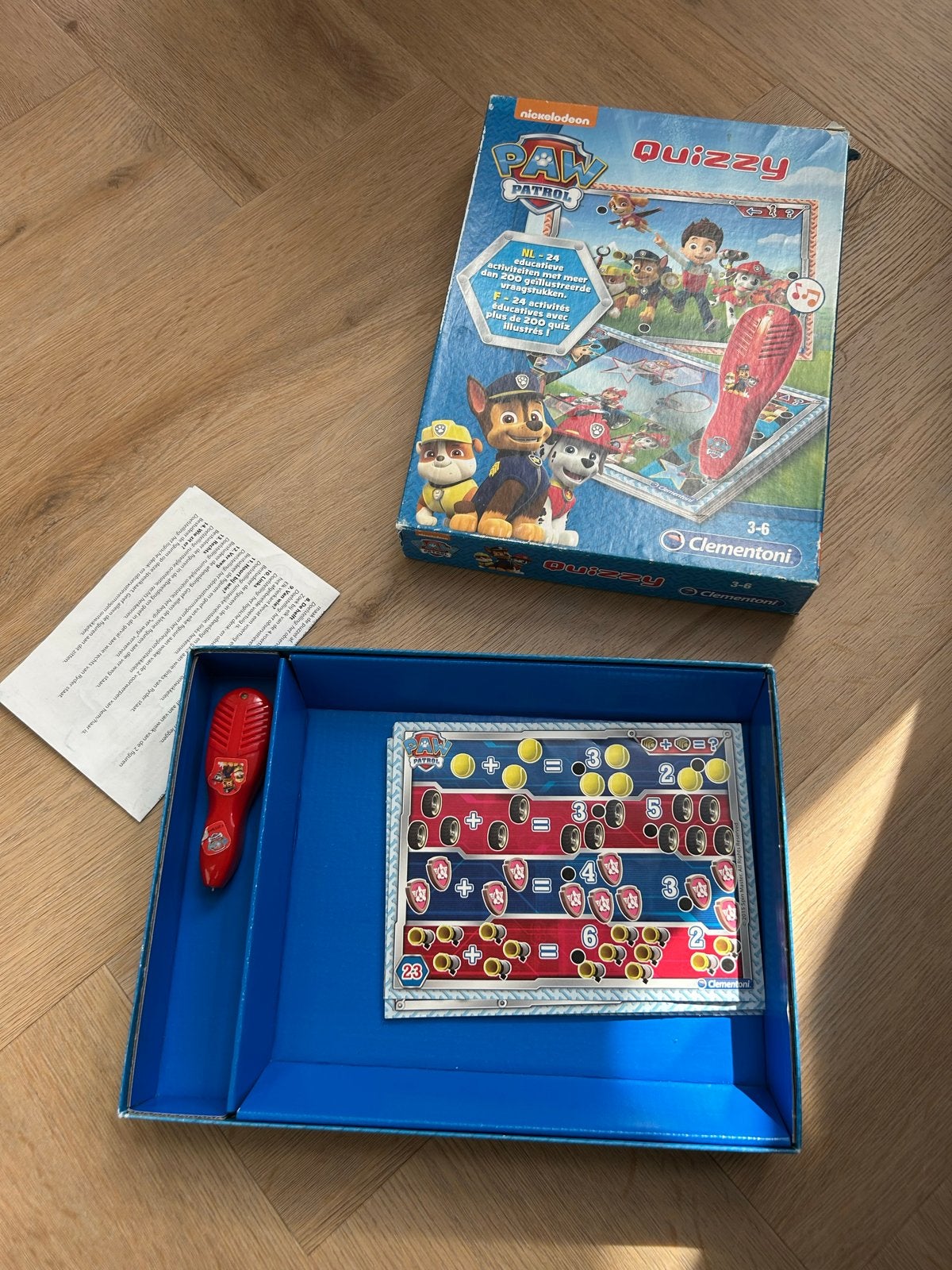Paw Patrol Quizzy Educatief Spel Clementoni, Kinderen en Baby's, Speelgoed | Educatief en Creatief, Ophalen of Verzenden, Gebruikt