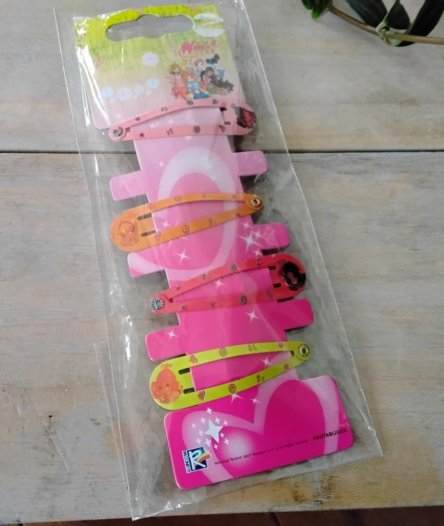 Haarclips winx club - 4 stuks - nieuw in de verpakking, Kinderen en Baby's, Kindermode-accessoires, Ophalen of Verzenden, Nieuw