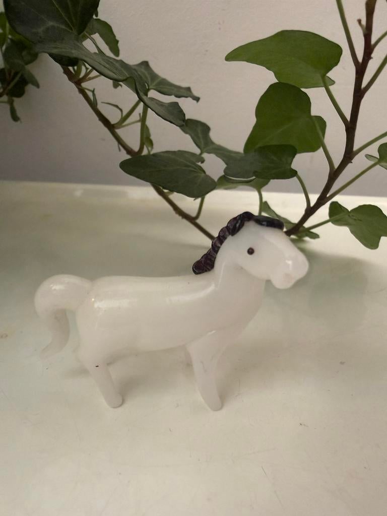 Murano glazen paardje letterbakfiguurtje, Ophalen of Verzenden, Zo goed als nieuw, Dier