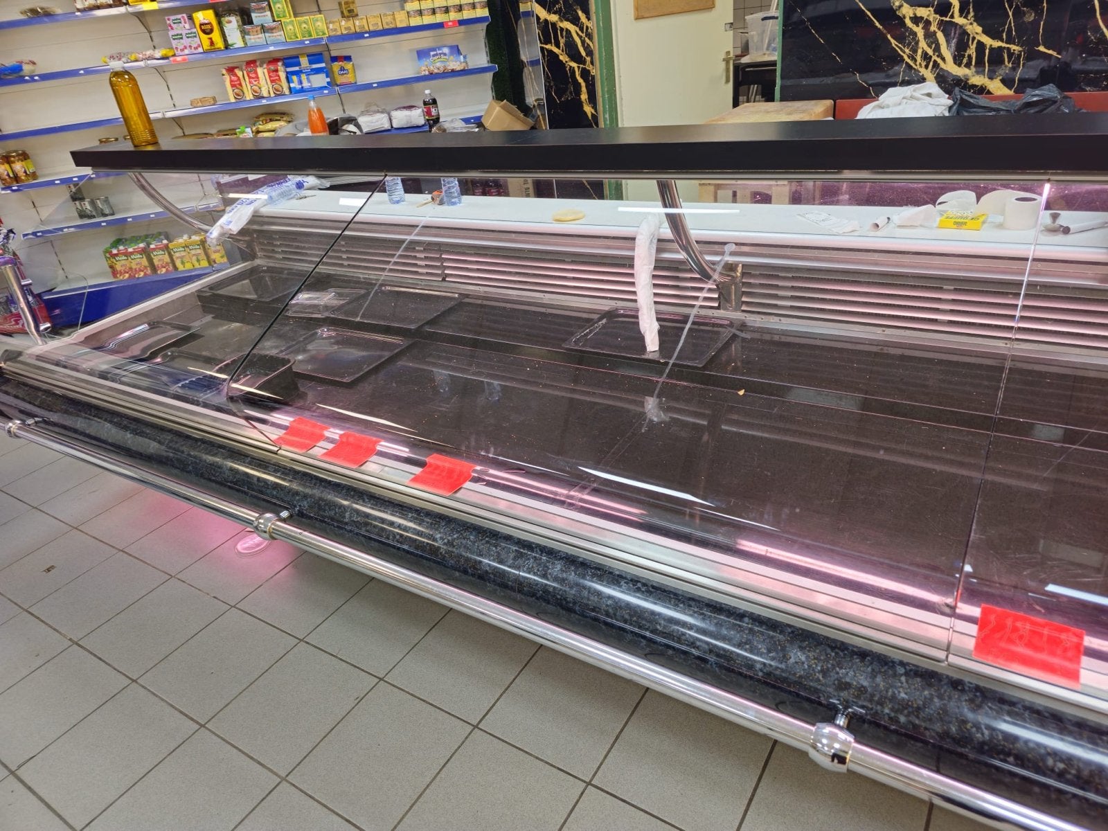 Koeltoonbank vleeskoeling SlagerijSupermarkt apart koelmotor, Ophalen, 200 liter of meer, 60 cm of meer, 160 cm of meer
