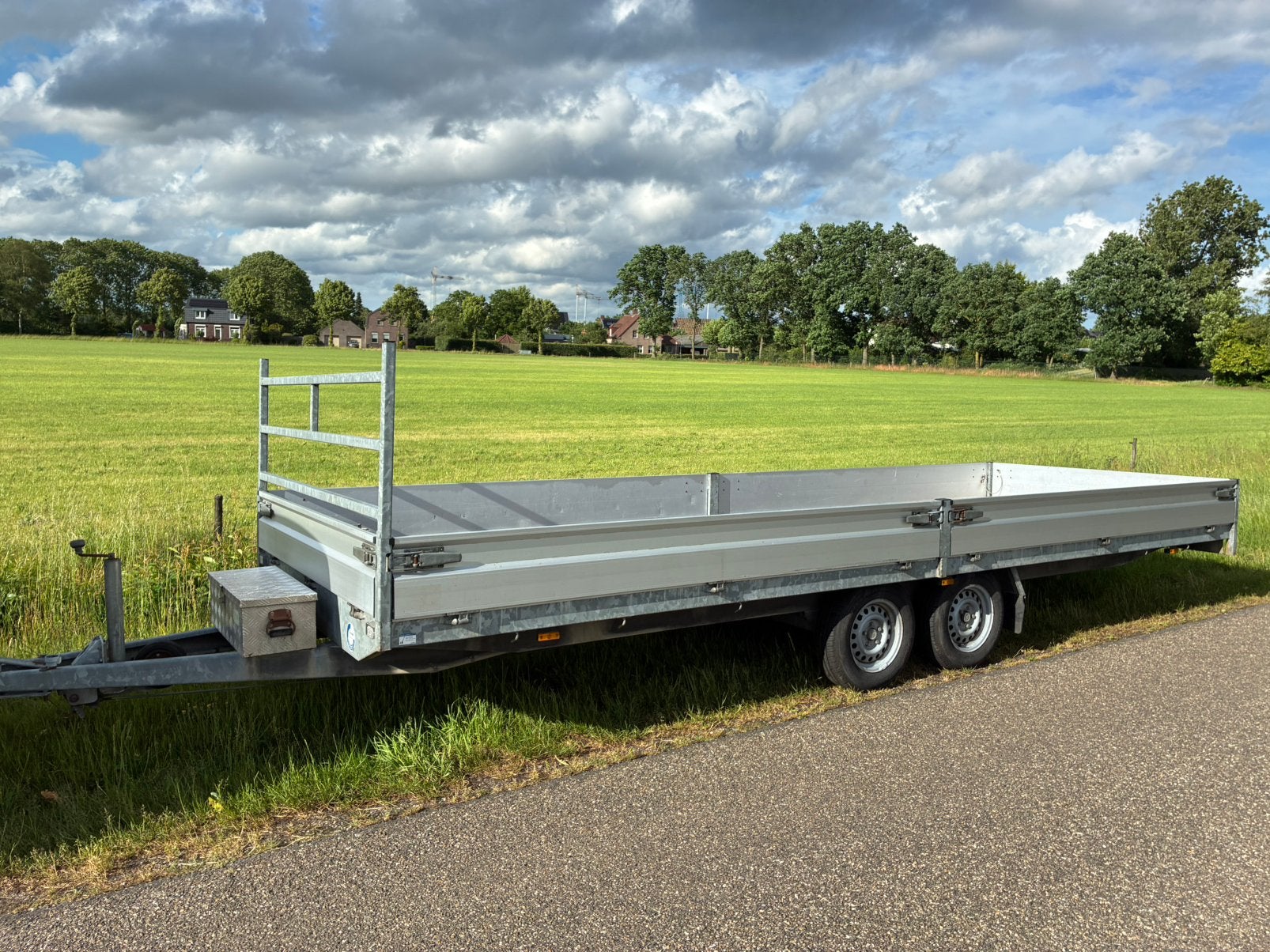 Grote Plateawagen 6x2 meter Hapert, Auto diversen, Ophalen, Gebruikt