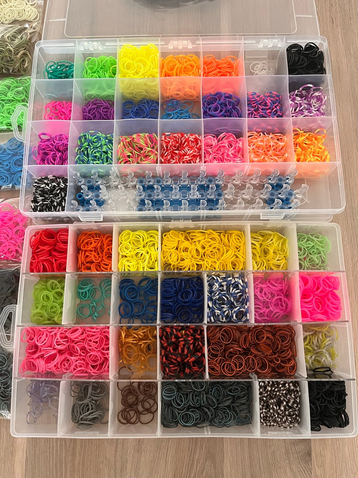 Grote Loom Bands Set: 70 Kleuren, Kralen, Hangers & Boeken, Ophalen of Verzenden, Zo goed als nieuw, Knutselen