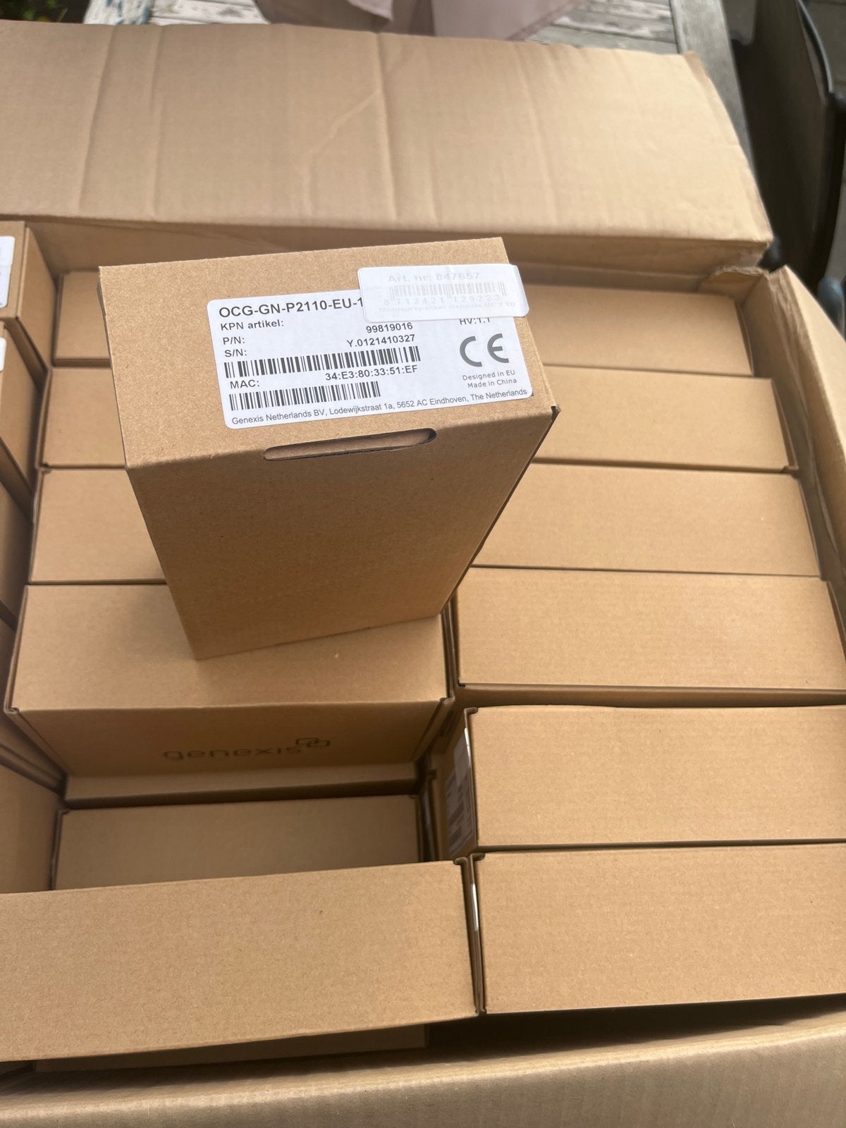 Genexis OCG-GN-P2110-EU-1 Glasvezelmodem (Nieuw), Ophalen of Verzenden, Nieuw