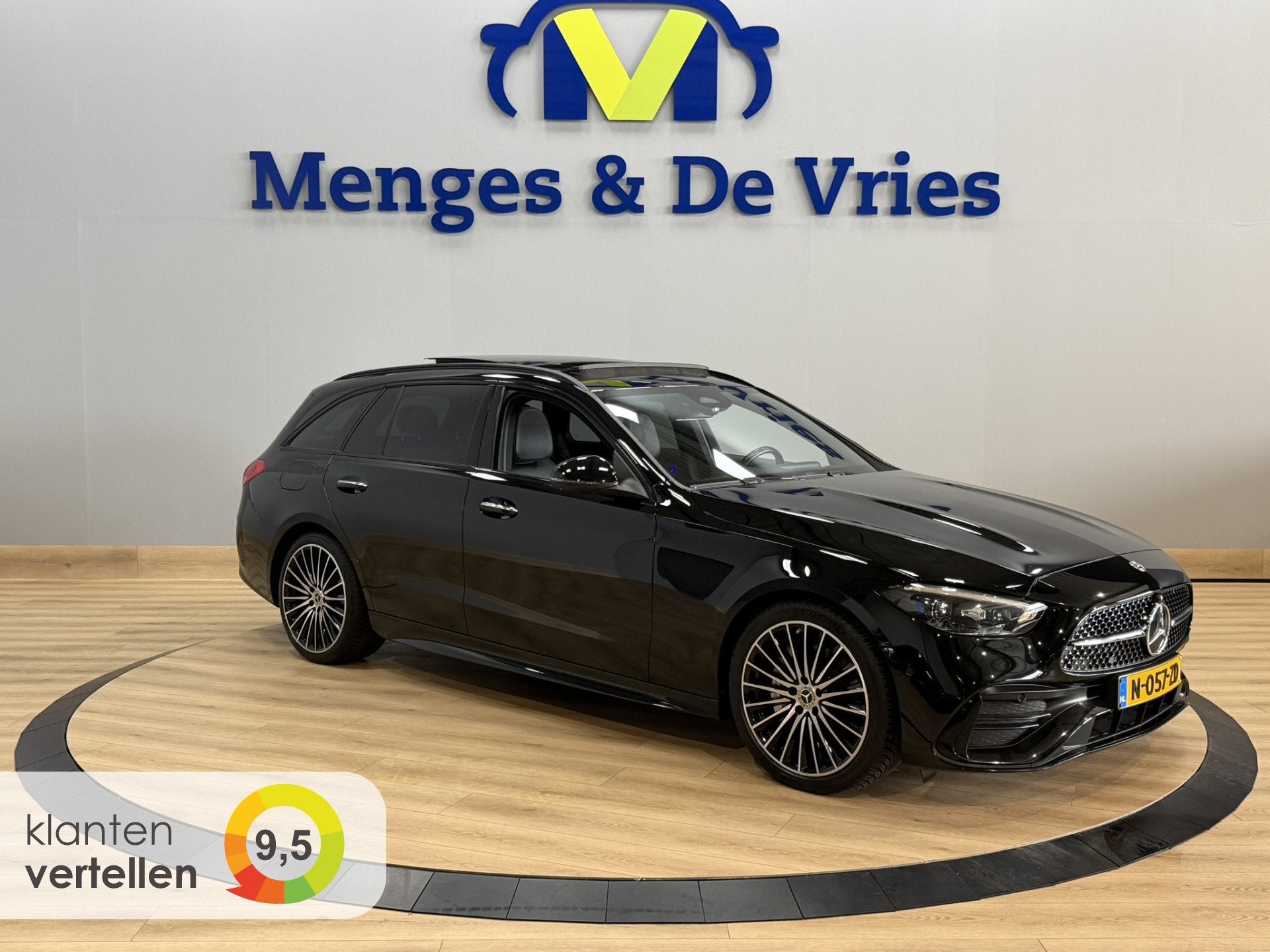 Mercedes-Benz C-Klasse Estate 200 Launch Edition AMG Line Ai, Automaat, 12 maanden, 4 cilinders, Zwart