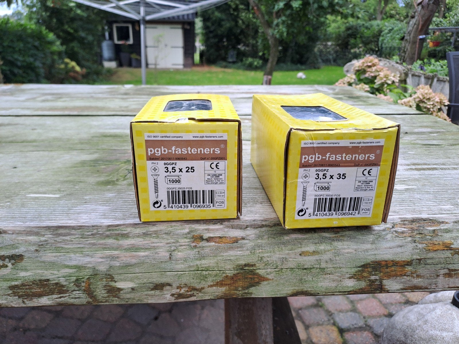 Gipsplaatschroeven 3.5x35 en 3.5x25 - Nieuw, 41 dozen, Ophalen of Verzenden, Nieuw, Minder dan 50 mm, Schroeven