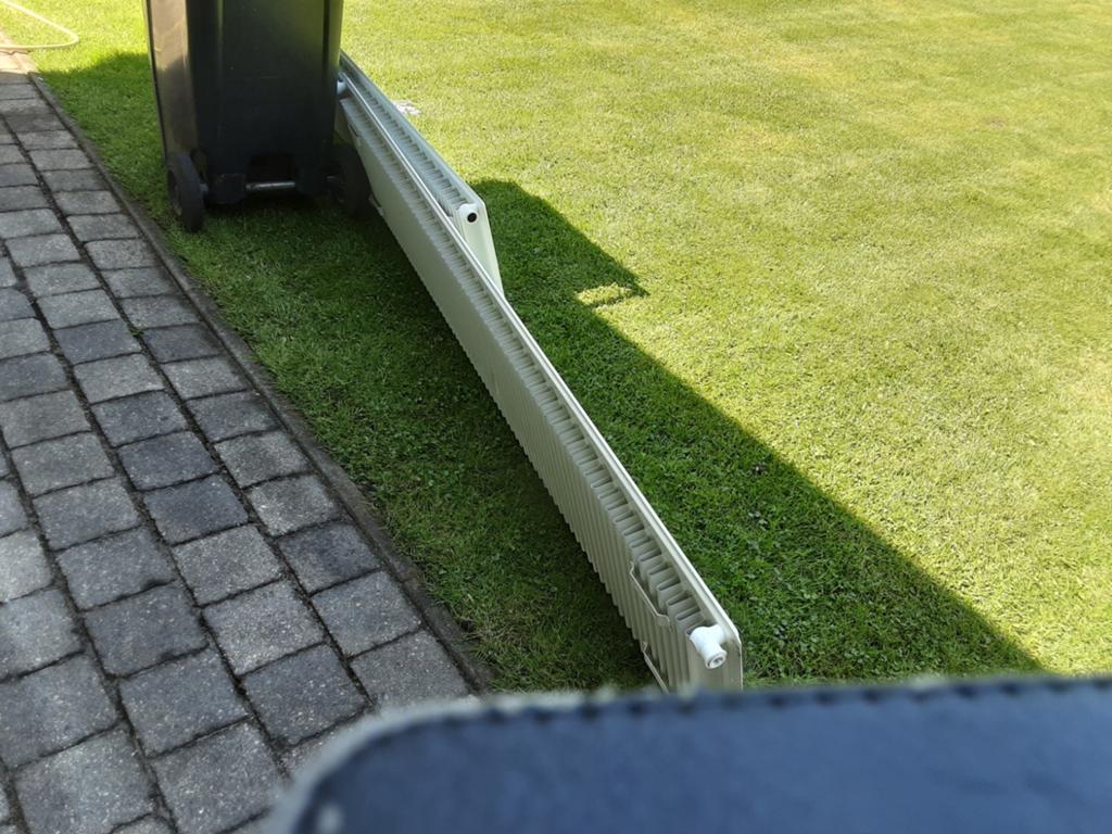 2x Radiator type 11, 40x200 cm met ophangbeugels, Doe-het-zelf en Verbouw, Verwarming en Radiatoren, Ophalen, 30 tot 80 cm, Gebruikt