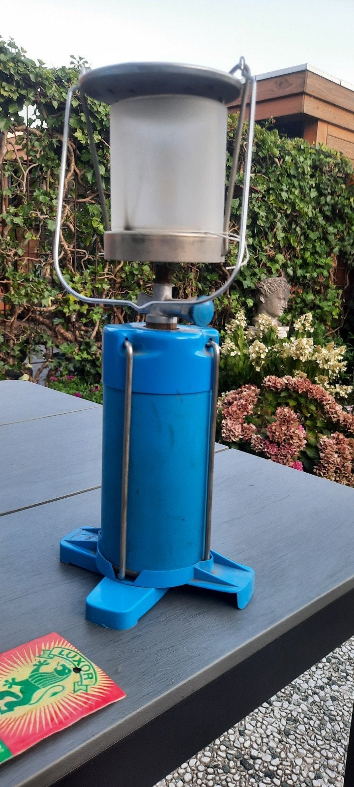 camping gaz lumogaz 400 gaslamp kampeerlamp, Caravans en Kamperen, Kampeeraccessoires, Ophalen, Gebruikt