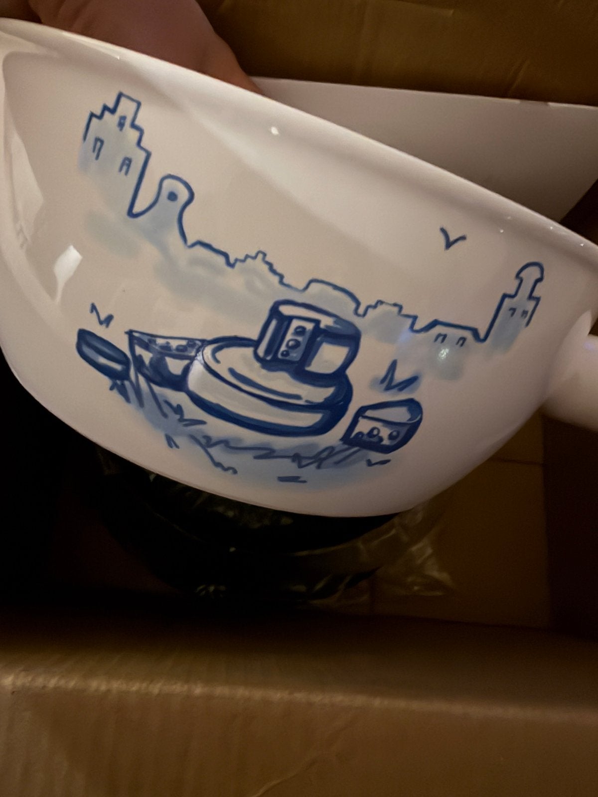 Nieuw Boska Kaasfondue Set Delfts Blauw, Ophalen, Overige typen, Nieuw, Steen/keramiek