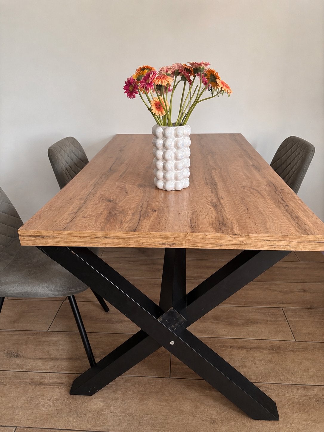 Mooie eettafel!, Ophalen, 50 tot 100 cm, Zo goed als nieuw, Vijf personen of meer