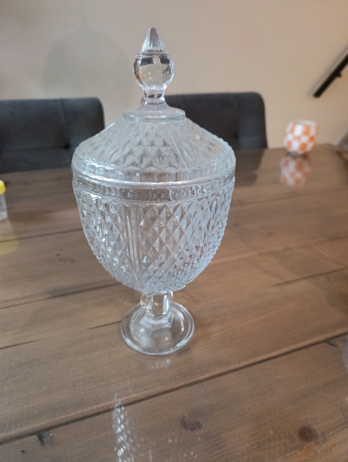 Glazen Bonbonnière met Deksel - Elegant Design, Verzenden