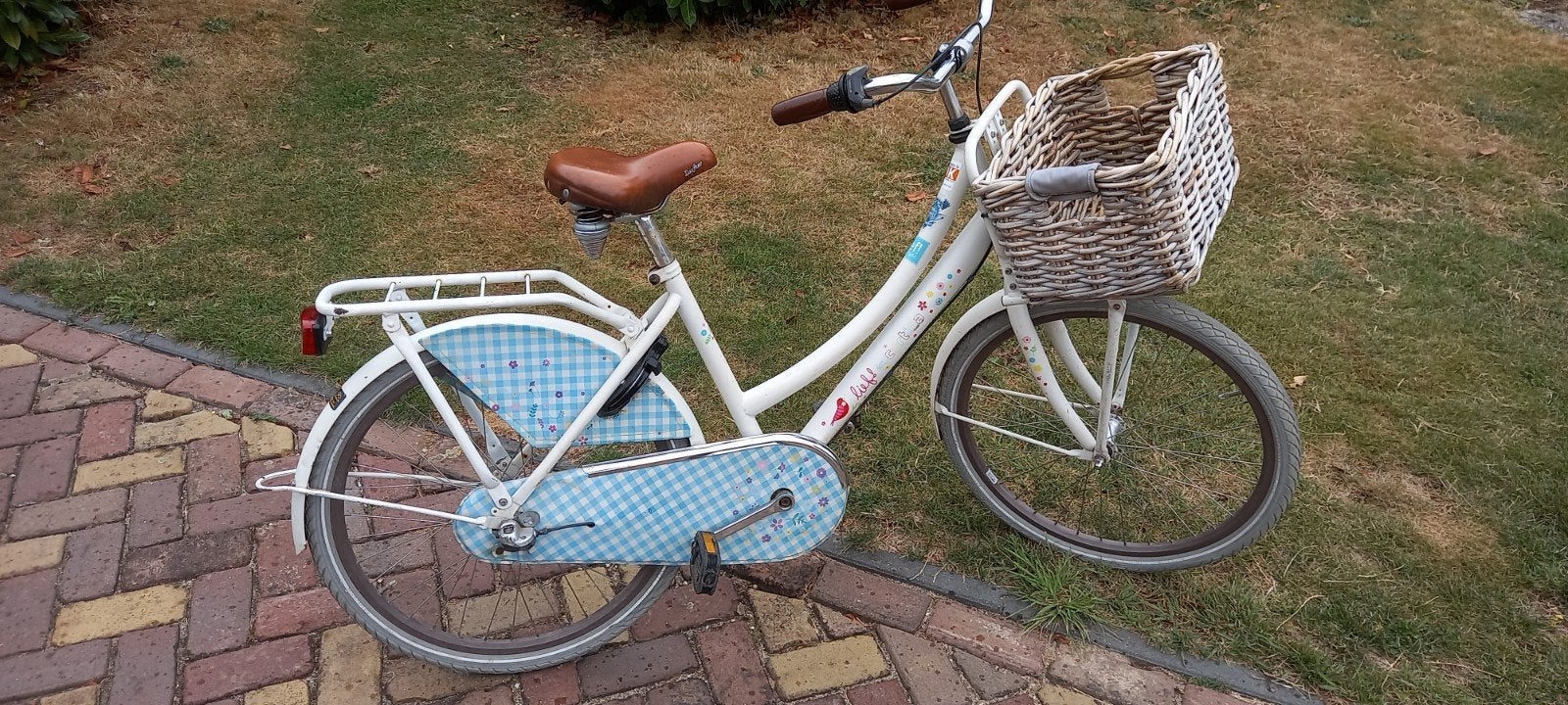 Meisjesfiets 24 inch cortina lief met mandje en terugtraprem, Ophalen, Terugtraprem, Versnellingen, Lief! Lifestyle