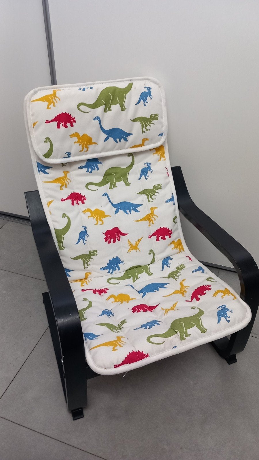 ikea poang kinderstoel met dino print, Ophalen, Stoel(en)