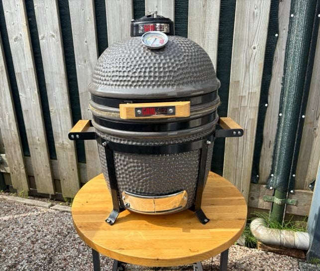 Grill Guru Compact Kamado ZGAN Barbecue BBQ Grill, Ophalen, Zo goed als nieuw, Met accessoires