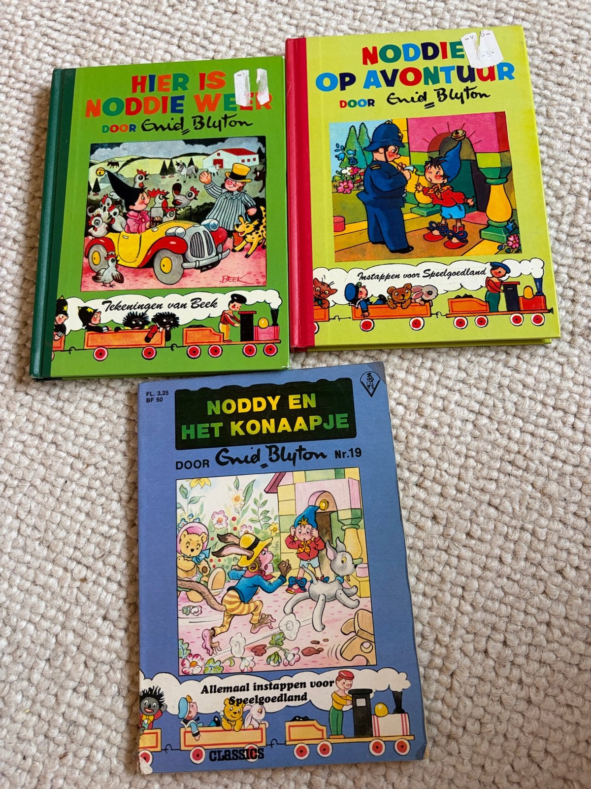 Noddy boeken van Enid Blyton - 3 stuks, Gelezen, 5 of 6 jaar, Fictie algemeen, Jongen of Meisje