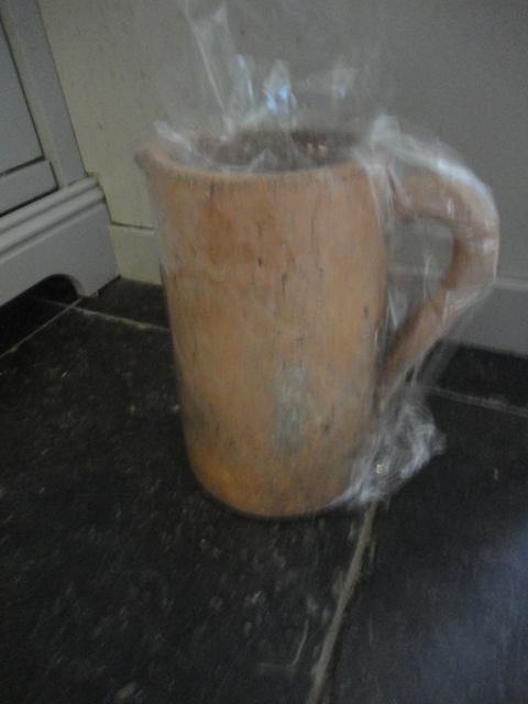 TERRACOTTA VAAS voor in tuin, brocante, Antiek en Kunst, Curiosa en Brocante, Ophalen of Verzenden