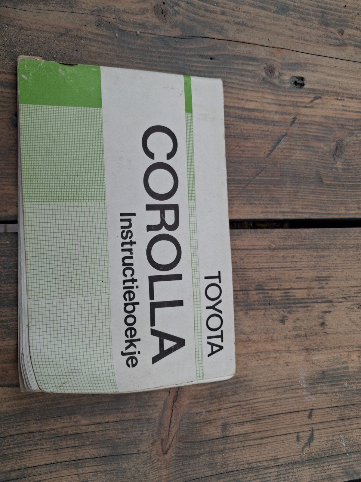 Instructieboek Toyota Corolla (ca. 1978/1979), Ophalen of Verzenden, 1960 tot 1980, Tijdschrift