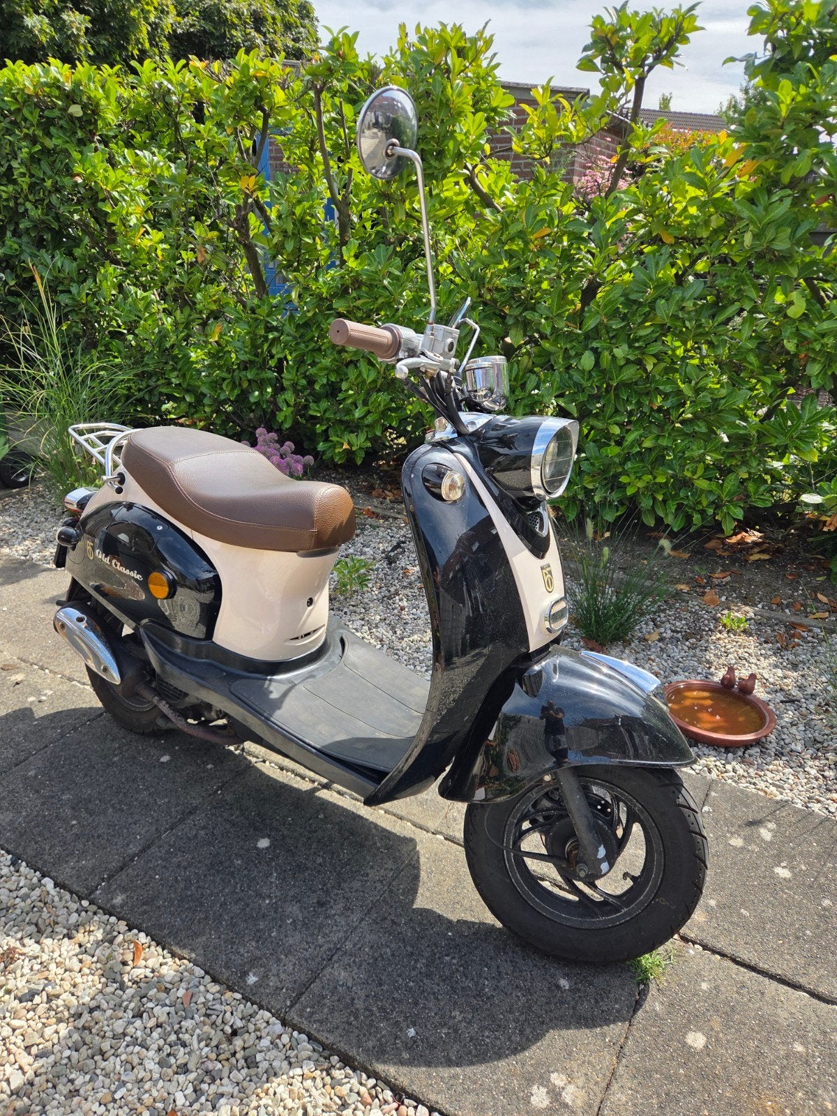 BTC Old Classic scooter 50cc, Fietsen en Brommers, Scooters | Overige merken, Ophalen, Gebruikt, BTC, Maximaal 45 km/u