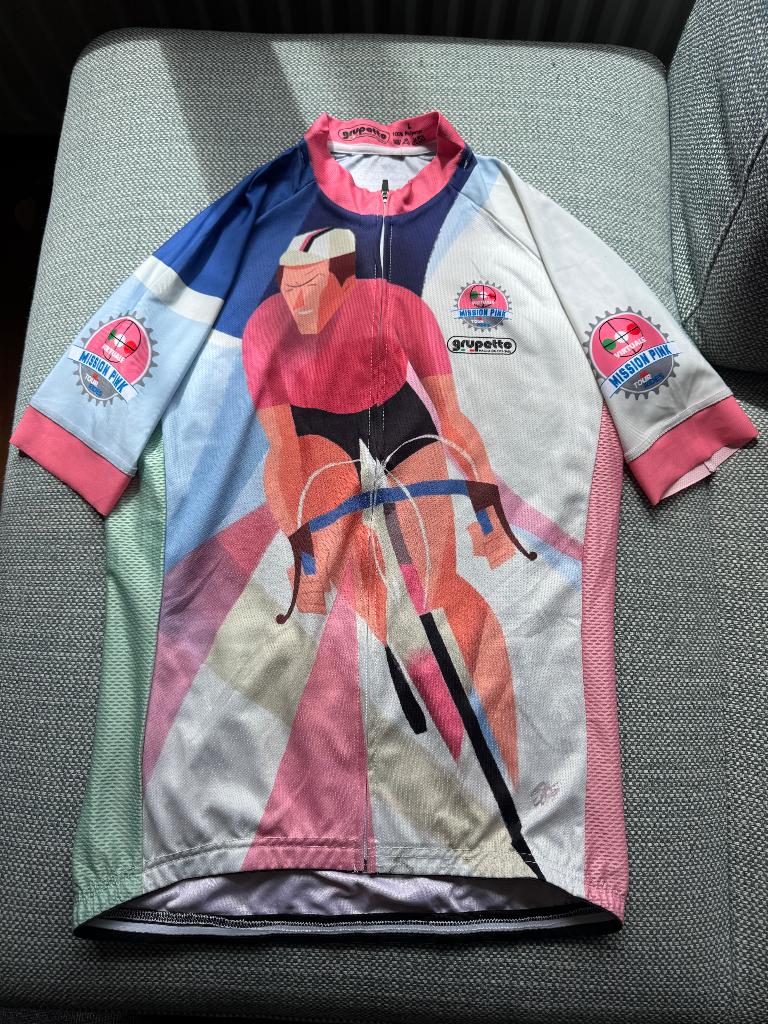 Grupetto dameswielershirt "Mission Pink" maat L, Kleding | Dames, Ophalen, Grupetto, Maat 42/44 (L), Zo goed als nieuw