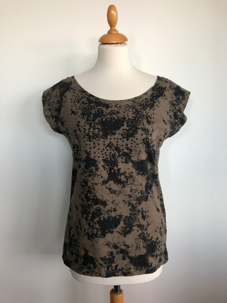 T-shirt, maat S, Verzenden, Zwart, Korte mouw, Maat 36 (S)